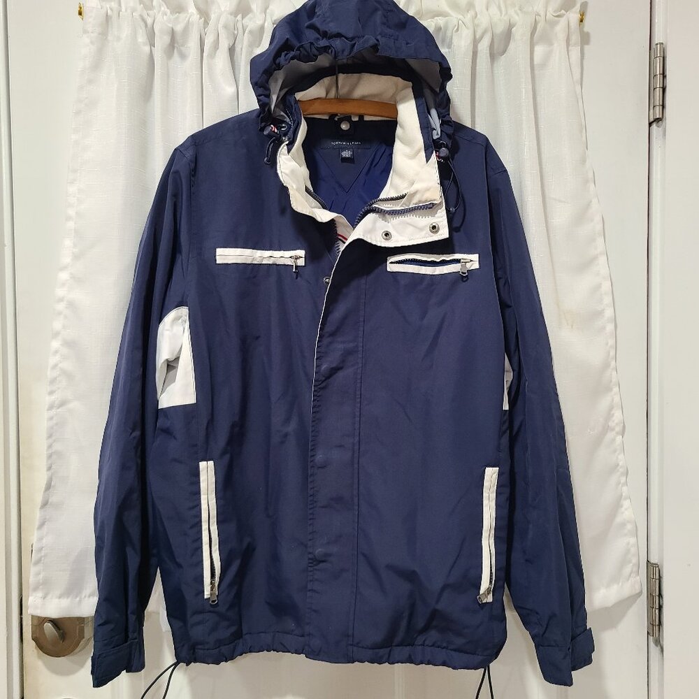 Tommy Hilfiger Navy Blue Men's Ski Jacket Coat Size M